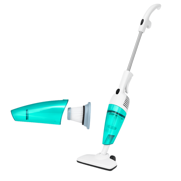 Aspirator Vertical si de Mana 2 in 1, 600W, Alb, cu Filtru HEPA, Accesorii si Control pe Maner