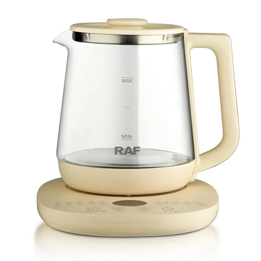 Ceainic Electric RAF 7937 din Sticla de Borosilicat, Capacitate 1.5L, Fara Fir, cu Control