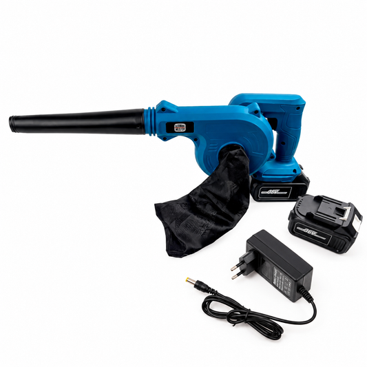 Suflanta si aspirator 2 in 1,  acumulator 36V 5Ah, debit aer 13.2 mc/min, sac colector inclus, functionare fara fir