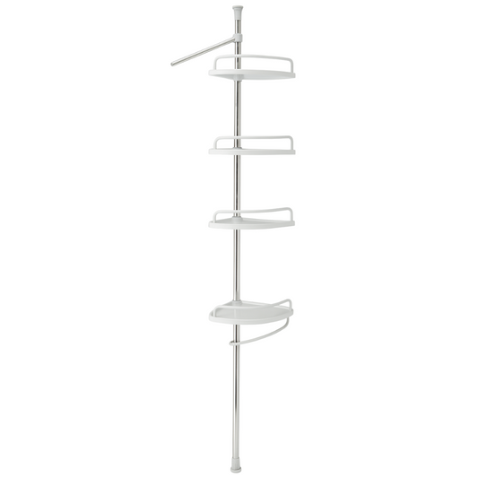 Coltar pentru baie cu tija telescopica, reglabil 100-320cm, multifunctional