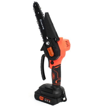 Mini Drujba Portabila 24V cu 2 Acumulatori, Lama 15 cm Incarcator si Geanta