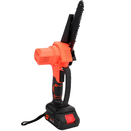 Mini Drujba Portabila 24V cu 2 Acumulatori, Lama 15 cm Incarcator si Geanta