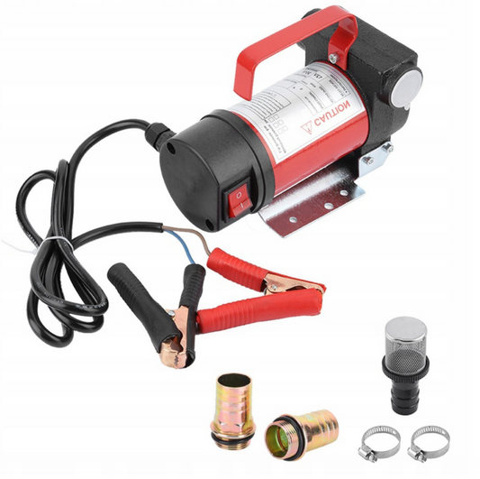 Pompa Pentru Transfer Combustibil 12V, Autoarmosare, Ip55, 4200 rotatii/min