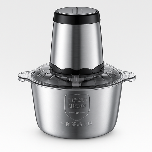 Tocator electric cu vas inox 2 litri, motor puternic din Cupru, 300W