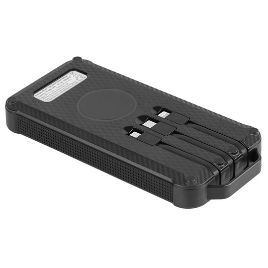 Acumulator extern Blasko, cu incarcare solara, 20.000mah,3 cabluri de conectare