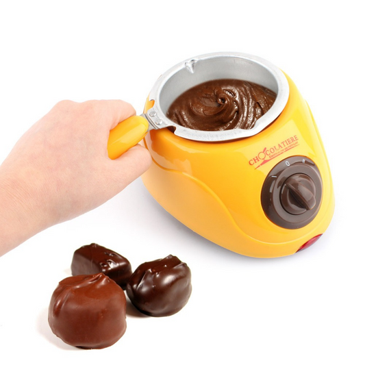 Aparat electric Chocolatiere pentru topit ciocolata si set fondue