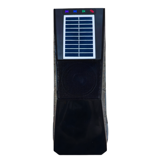 Boxa Bluetooth Tesla Cybertruck, Panou Solar, RGB 30cm, Rotile Functionale