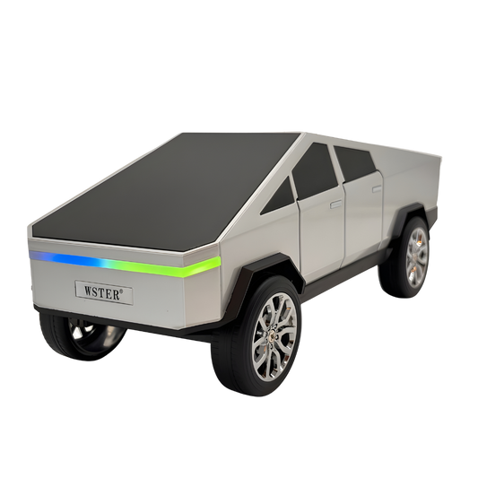 Boxa Bluetooth Tesla Cybertruck WS-580 RGB 30cm, Rotile Functionale