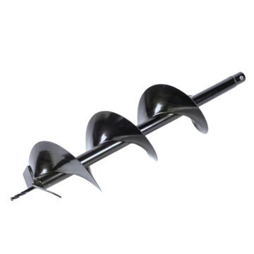 Burghiu Pamant 250x800 mm Spirala, Compatibil Motoburghiu, Adancime 800mm