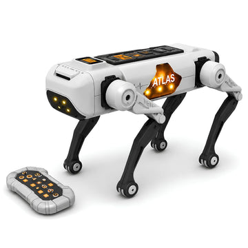 Caine Robot Inteligent AI+ Atlas, Control Vocal, Telecomanda, LED