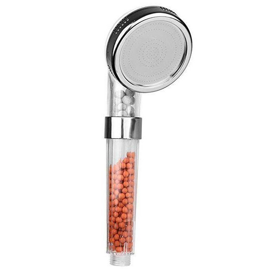 Cap de dus cu granule anti-calcar, functie economizor, design ergonomic