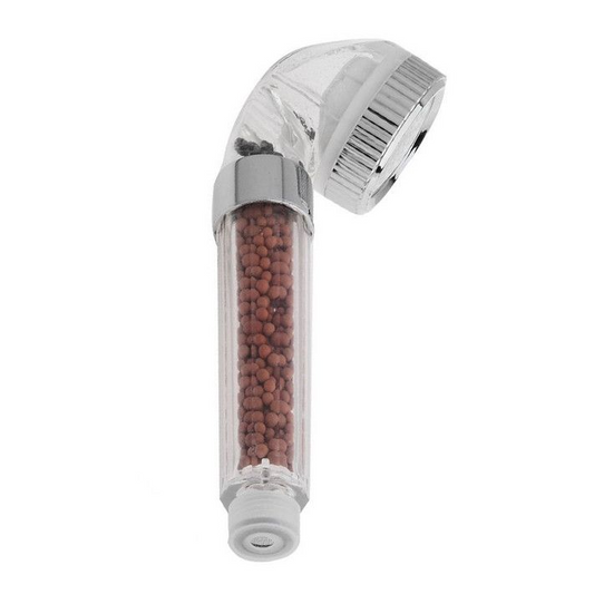 Cap de dus cu granule anti-calcar, functie economizor, design ergonomic