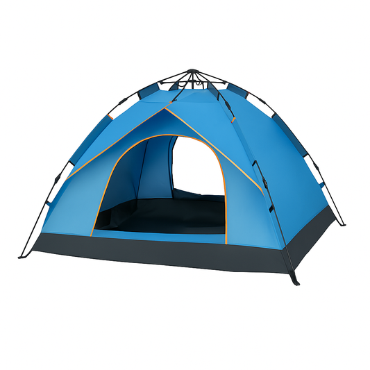 Cort Camping 3-4 Persoane cu Deschidere Automata Pop-Up, Impermeabil, Protectie UV – Confort si Siguranta în Natura
