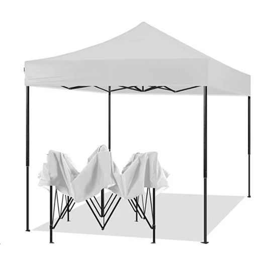 Cort de tip pavilion, 3x3m, pliabil, cadru din metal, impermeabil