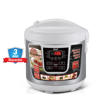 Electric Multicooker RAF 166 Multifunctional All-in-One, Capacitate 6L, 900W