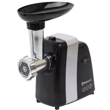 Masina de Tocat Carne Electrica Sakura, 1600W, Inox, Reverse