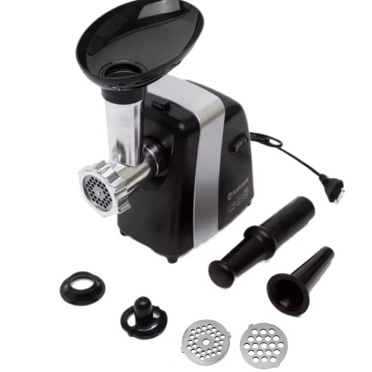 Masina de Tocat Carne Electrica Sakura, 1600W, Inox, Reverse