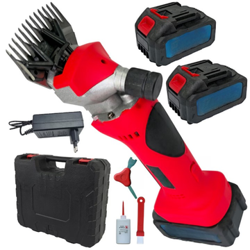 Masina de Tuns Oi pe Acumulator 48V – 2 Acumulatori 6000mAh, Cutie Transport Inclusa