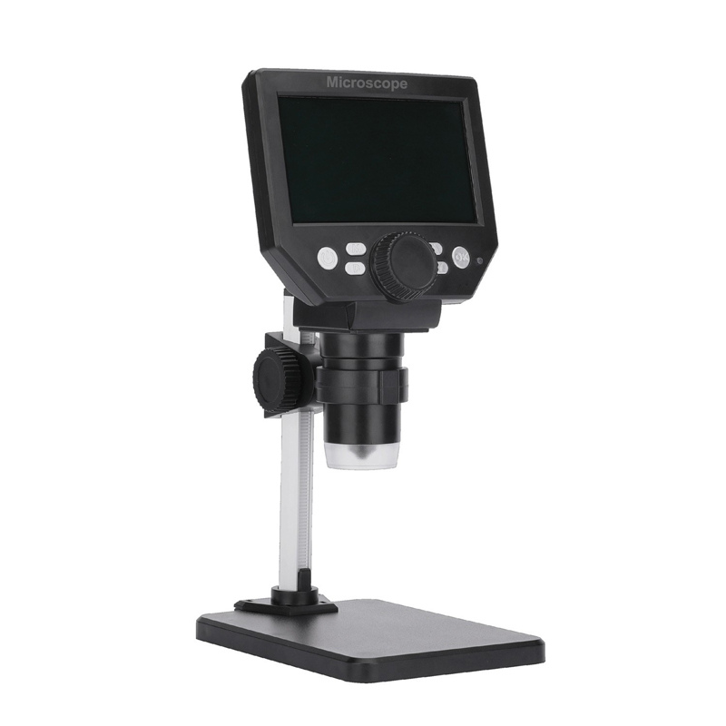 Microscop Digital 1–1000x cu Ecran LCD 4.3", LED, Video, Baterie 4-6h