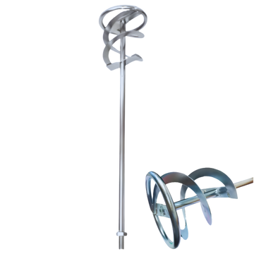 Paleta Amestec Malaxor Filet M14 100x540 mm Otel Galvanizat, 2 Lame Spirala