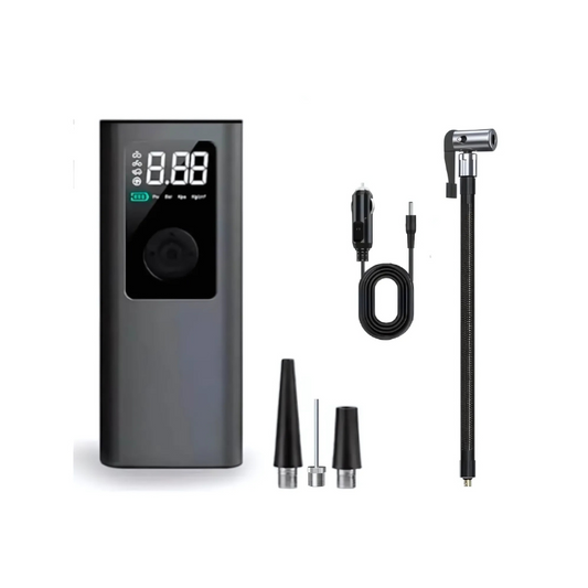 Pompa de Aer Electrica Auto cu Afisaj Digital LED, Oprire Automata