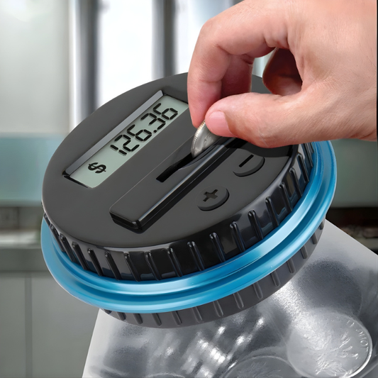 Pusculita Digitala cu Numaratoare Automata, Display LCD, Capacitate 1.8L