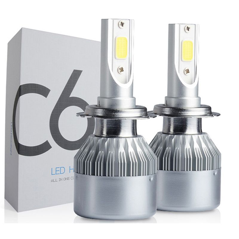 Set 2 becuri H7 MTOOLS, 6000 k, 36w, lumina alba de tip led