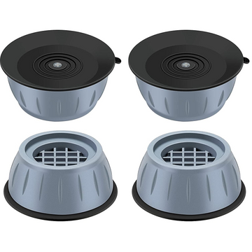 Set 4 picioruse antiderapante pentru masina de spalat si mobilier, reduc vibratiile si zgomotul
