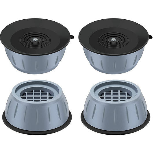 Set 4 picioruse antiderapante pentru masina de spalat si mobilier, reduc vibratiile si zgomotul