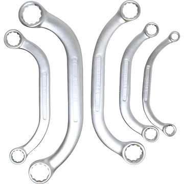 Set 5 Chei Inelare Tip U, Otel Crom Vanadiu, 8x10 – 21x22 mm, Ergonomice, Profesionale