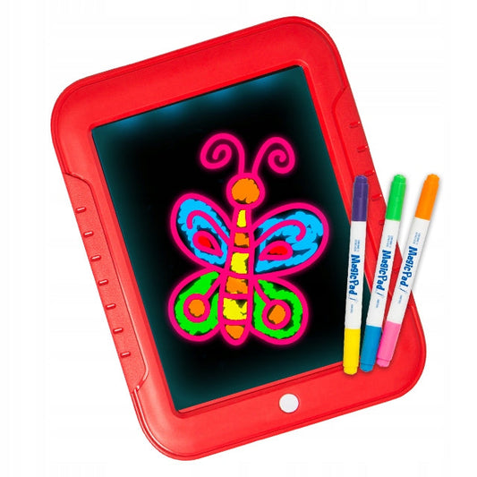 Tabla Desen cu LED cu 8 efecte Luminoase, 20 x 26 cm, Magic Pad