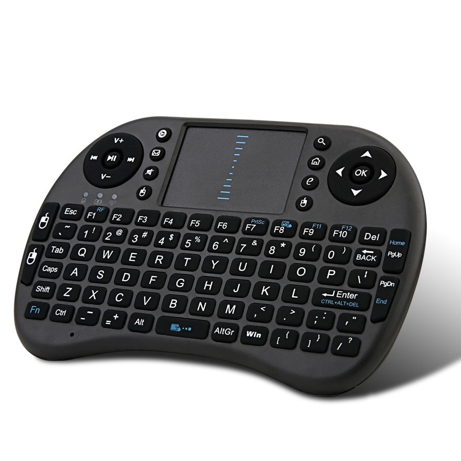 Tastatura mini wireless QWERTY si Touchpad integrat