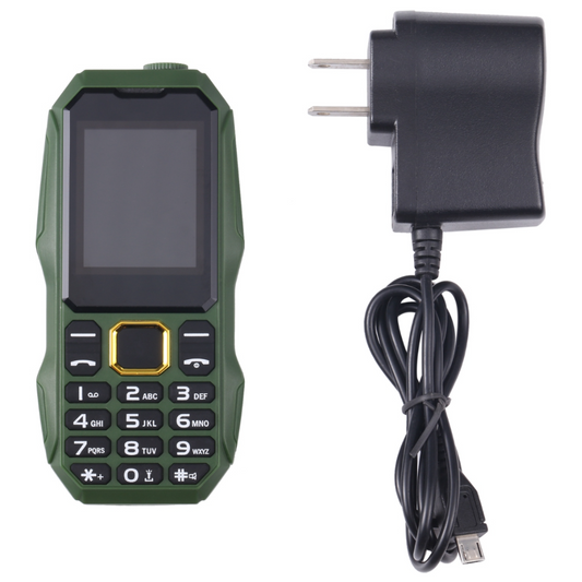 Telefon Militar Dual Sim cu Carcasa Antisoc, Acumulator de mare putere 5800mah, Lanterna, Radio, Slot Sim