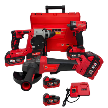 Trusa 3 in 1 German Meister Brushless 36V 8Ah, 2 Acumulatori, Valiza