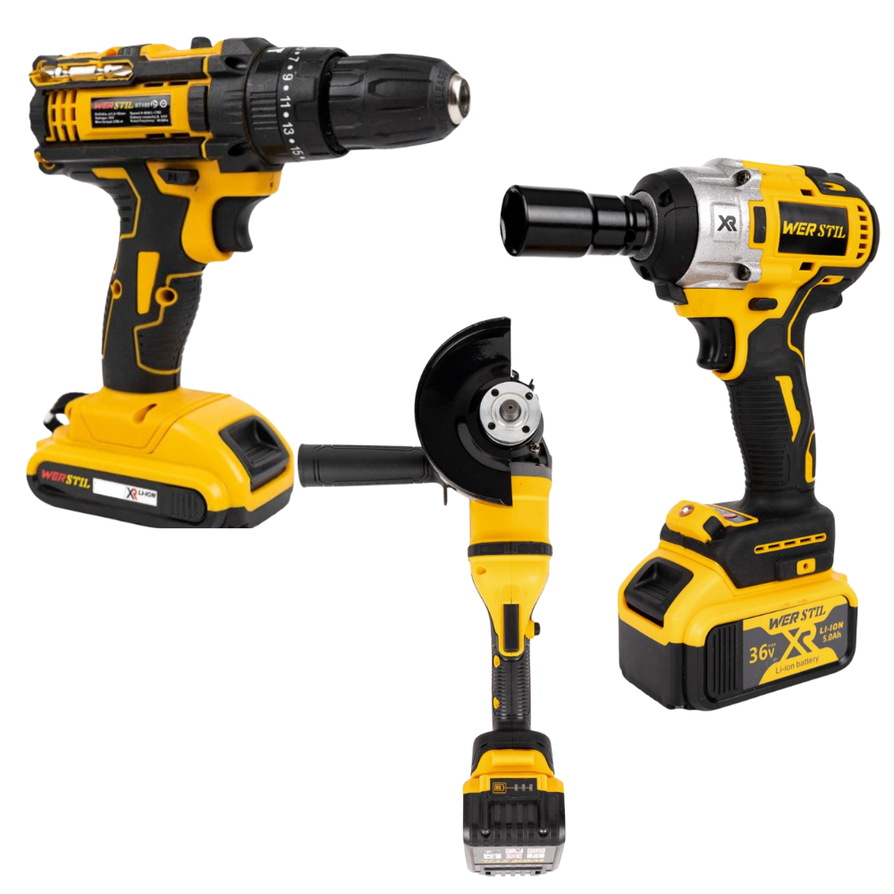 Trusa Profesionala Bormasina Impact cu Flex + Trusa Autofiletanta cu 30 Accesorii